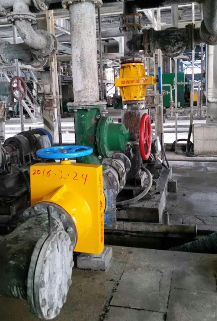 磷酸過(guò)濾泵出口手動(dòng)管夾閥