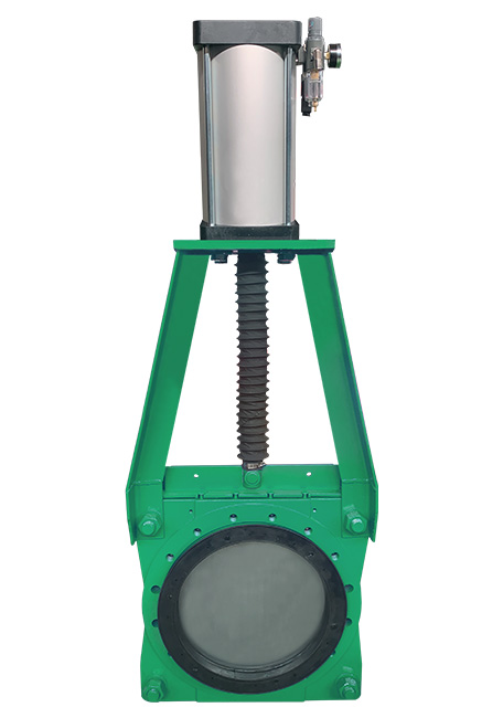 氣動(dòng)對(duì)夾式礦漿刀閘閥