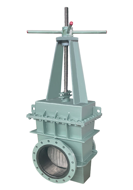 手動襯膠閘板閥 