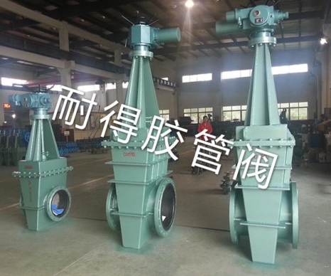 電動(dòng)襯膠閘板閥-2