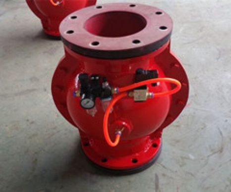 碳酸鋰項目工程的球形氣動管夾閥