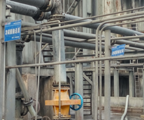 濃磷酸泵出口-手動(dòng)管夾閥